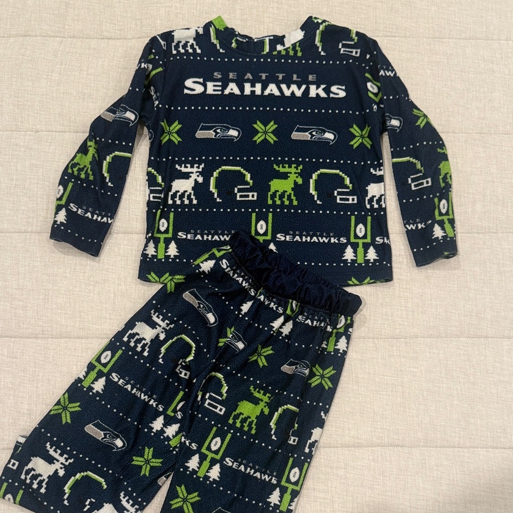 Seattle Seahawks Toddler Pajamas